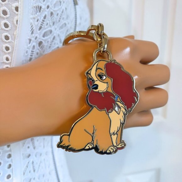 Kate Spade X Disney Lady And The Tramp Keychain Bag or Backpack Charm NWT - Picture 5 of 6